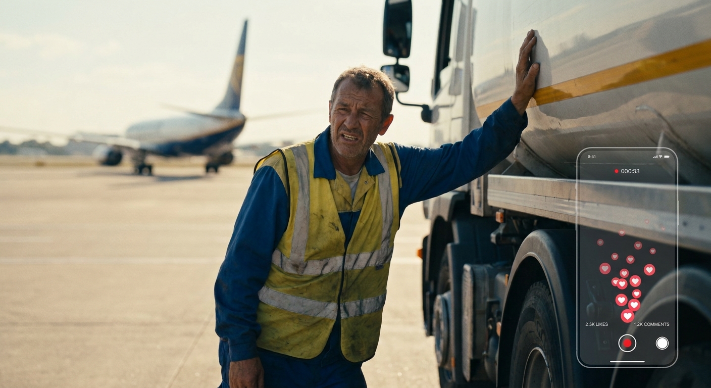 This Viral Airport Tarmac Video Turned One Veteran’s Pain Into $135,000 Of Internet Kindness
