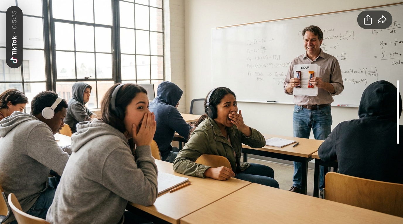 This Teacher’s ‘Chocolate Final’ Surprise Turned Exam Stress Into The Sweetest Viral Moment On The Internet