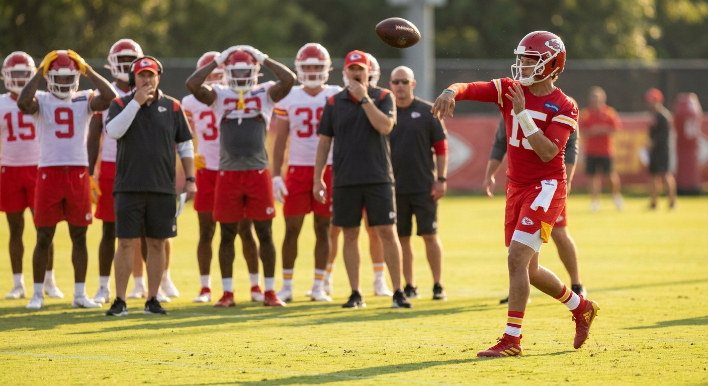 This ‘Mahomes Training Camp Throw’ Clip Just Became the Internet’s New Favorite “Is He Even Human?” Replay