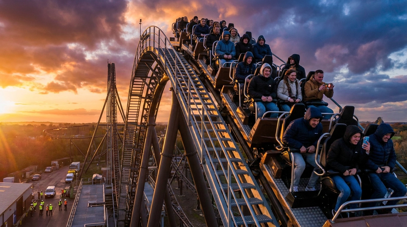 This ‘Stuck On Roller Coaster For 4 Hours’ POV Just Became The Internet’s New Favorite ‘Why Do I Find This Fun?’ Nightmare Ride
