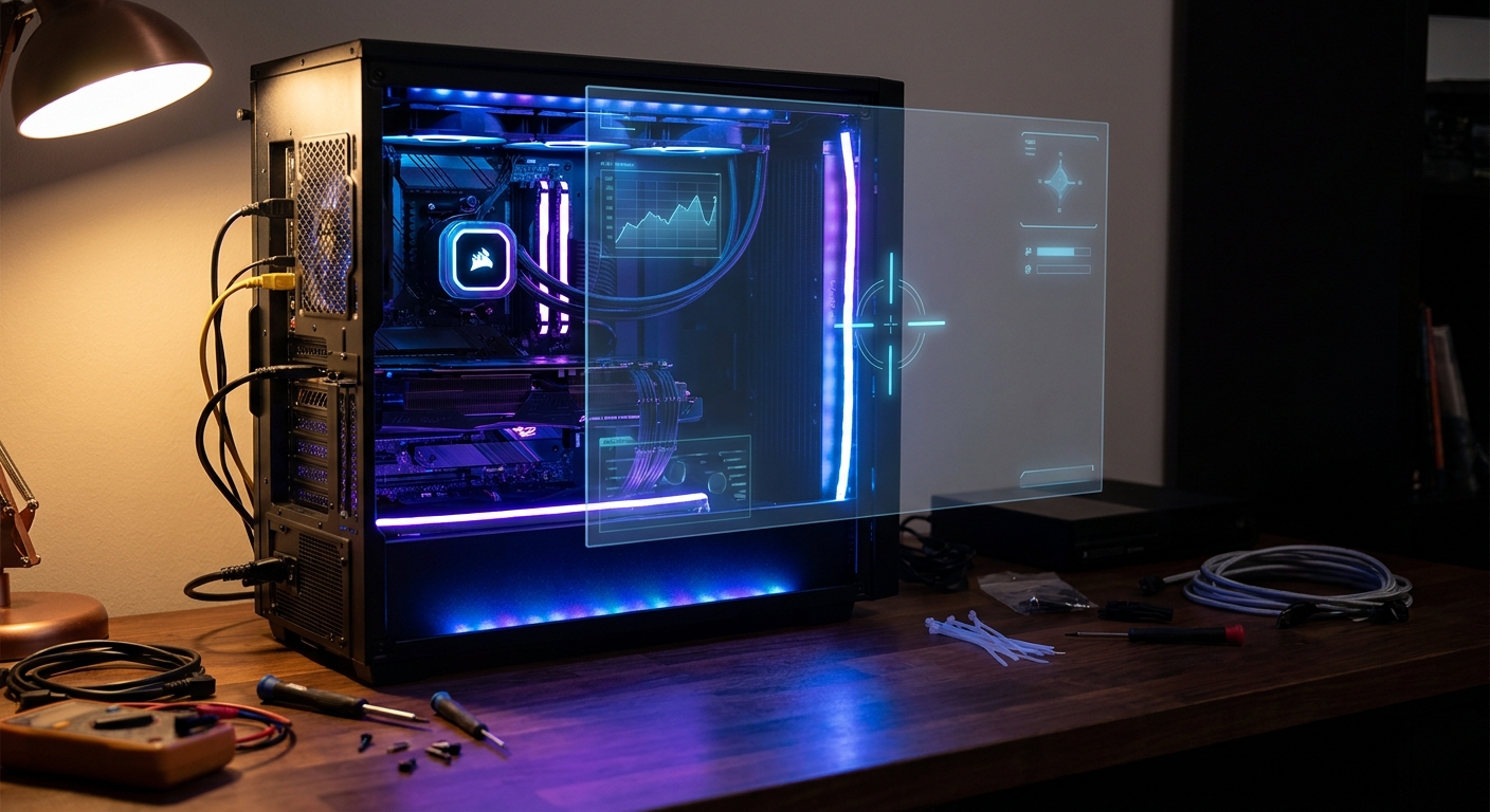 This ‘Transparent PC Screen Build’ Clip Just Became The Internet’s New Favorite “How Is This Even Possible?” Rig Flex